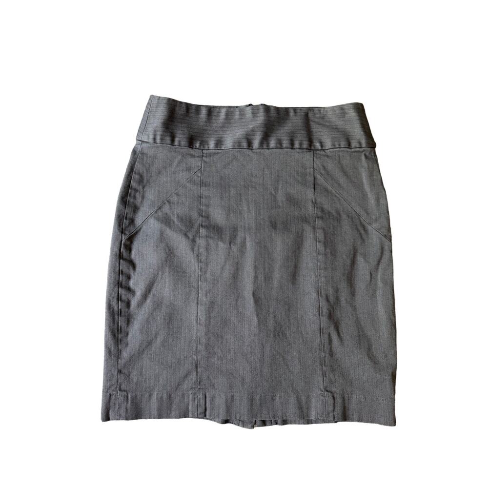 Banana Republic | Grey Cotton-Blend Pencil Skirt | Size 4